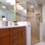 master bathroom with large shower