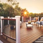 a sunny deck