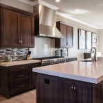 large kitchen with island
