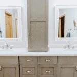 Remodeled bathroom vanity