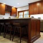 kitchen island with chairs
